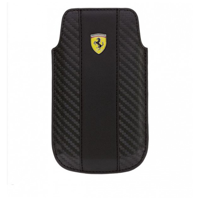 картинка Чехол CG Mobile Ferrari Leather Sleeve Case Challenge Black for iPhone 4/4S (FECHIPBL) от магазина КомпьютерЦентр