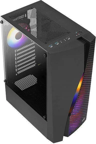 картинка Корпус Aerocool Wave-G-BK-v2 черный без БП (ACCM-PV35043.11) от магазина КомпьютерЦентр