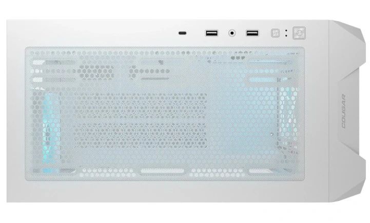 картинка Корпус Cougar MX600 Mini V2 Pro White Minitower, Type-Cx1, USB 3.0x2, ARGB PWM 4x120mm fan, TG, no PSU от магазина КомпьютерЦентр