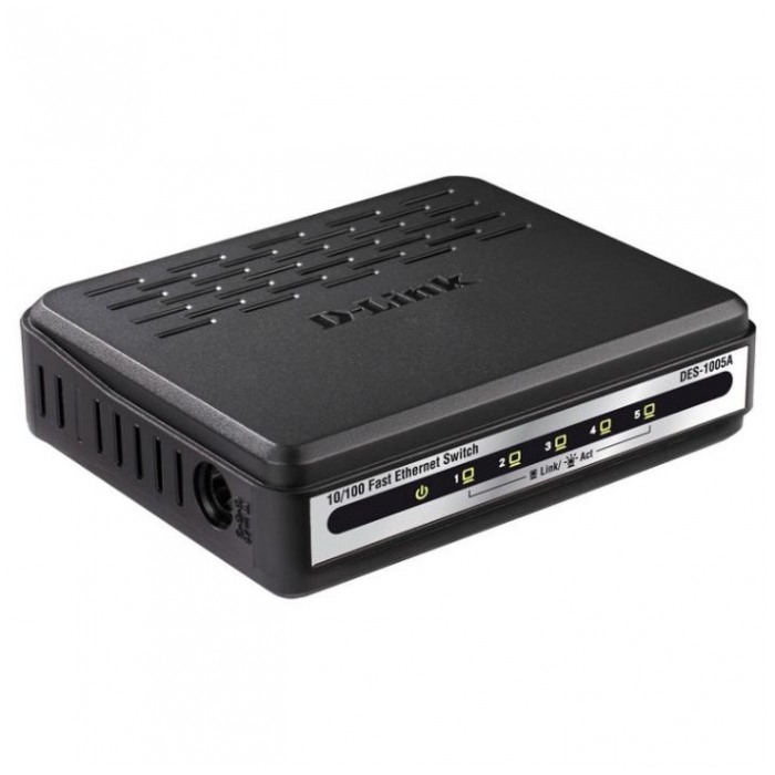 картинка Свитч D-Link 5-port DES-1005A (DES-1005A) от магазина КомпьютерЦентр