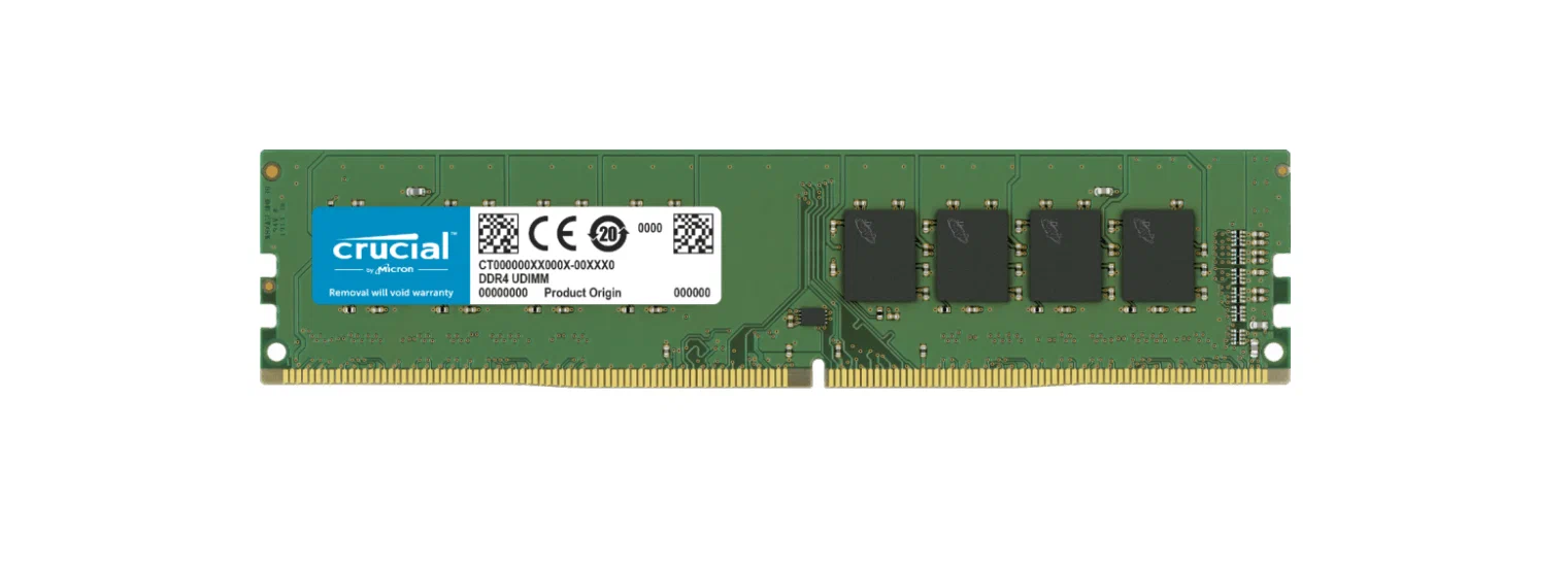 картинка DIMM DDR4 8Gb 3200MHz PC4-25600 Crucial CL19 1.2V (CB8GU3200) от магазина КомпьютерЦентр