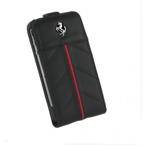картинка Чехол CG Mobile Ferrari Leather Hard Case with Flap California Black for iPhone 4/4S (FECFFL4B) от магазина КомпьютерЦентр