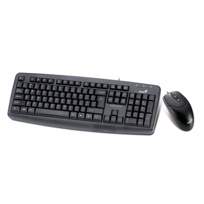 картинка Клавиатура+мышь Genius Genius KM-110X Black USB (31330026110) от магазина КомпьютерЦентр