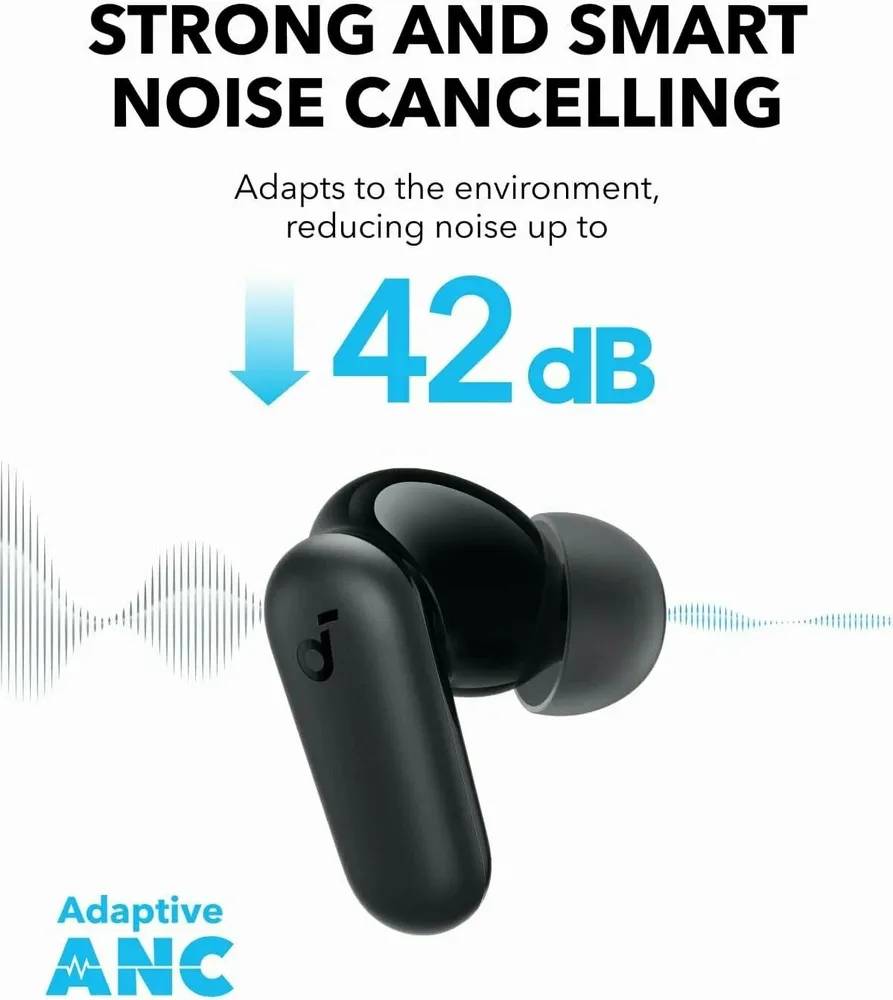 картинка Bluetooth гарнитура Anker Soundcore P30i A3959 Black от магазина КомпьютерЦентр