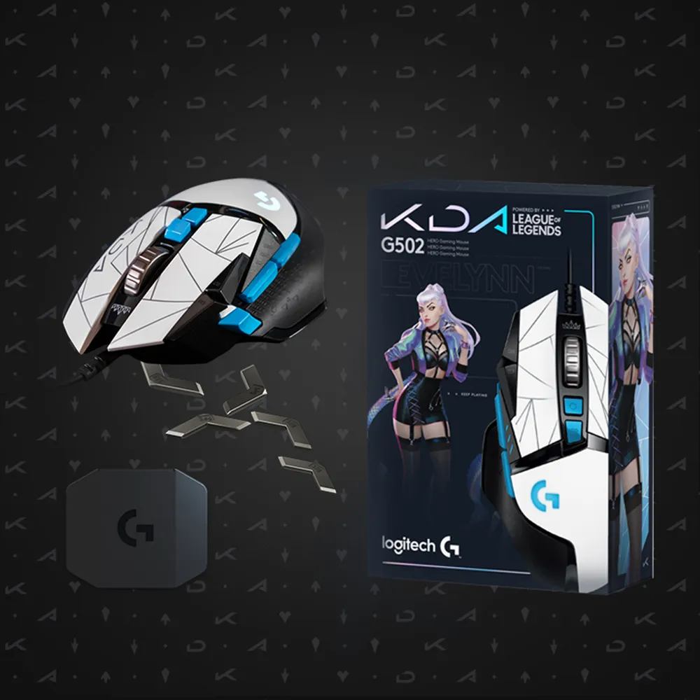 картинка Мышка Logitech G502 HERO League of Legends, White (910-006101) от магазина КомпьютерЦентр