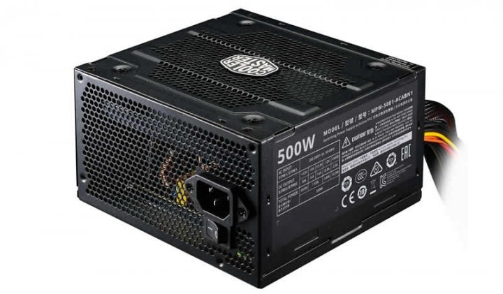 картинка Блок питания CoolerMaster Elite V3 500W (MPW-5001-ACABN1-EU) от магазина КомпьютерЦентр
