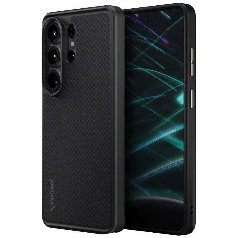 картинка Чехол Uniq HYBRID KEVA (MagSafe) для Samsung Galaxy S26 Ultra, цвет черный карбон (CARBON BLACK) (GS26UHYB-KEVAMCBLK) от магазина КомпьютерЦентр