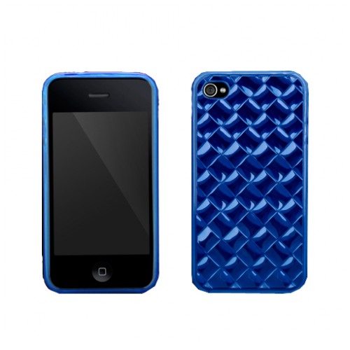 картинка Чехол More Handwoven Series Marine Blue for iPhone 4 (AP13-015BLU) от магазина КомпьютерЦентр
