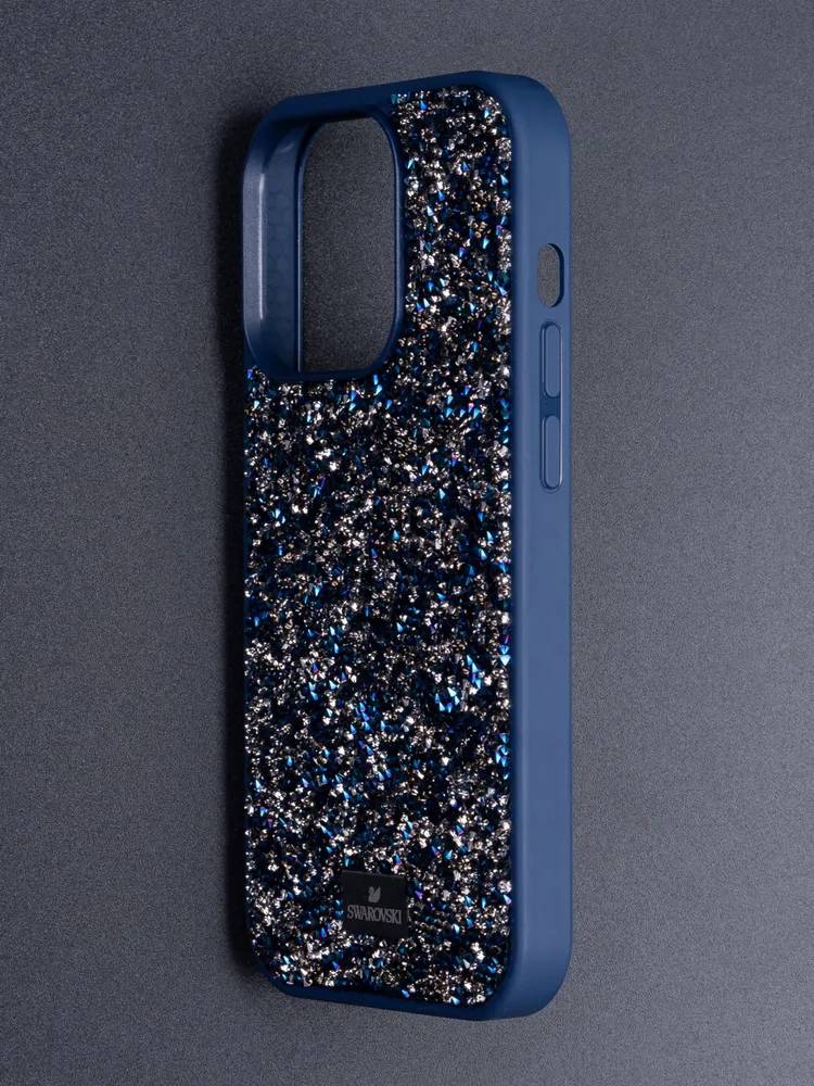 картинка Чехол Swarovski для iphone 13 Pro Max Синий от магазина КомпьютерЦентр