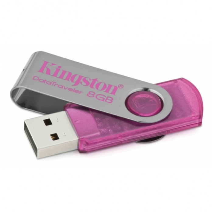 картинка Флешка USB Kingston 8Gb DataTraveler 101 Pink (DT101N/8GB) от магазина КомпьютерЦентр