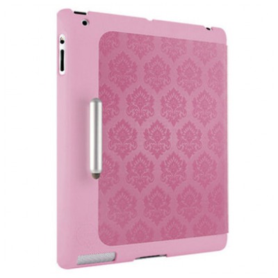 картинка Чехол Ozaki iCoat Slim-Y + Hot Pink Baroque for New iPad (IC502HP) от магазина КомпьютерЦентр