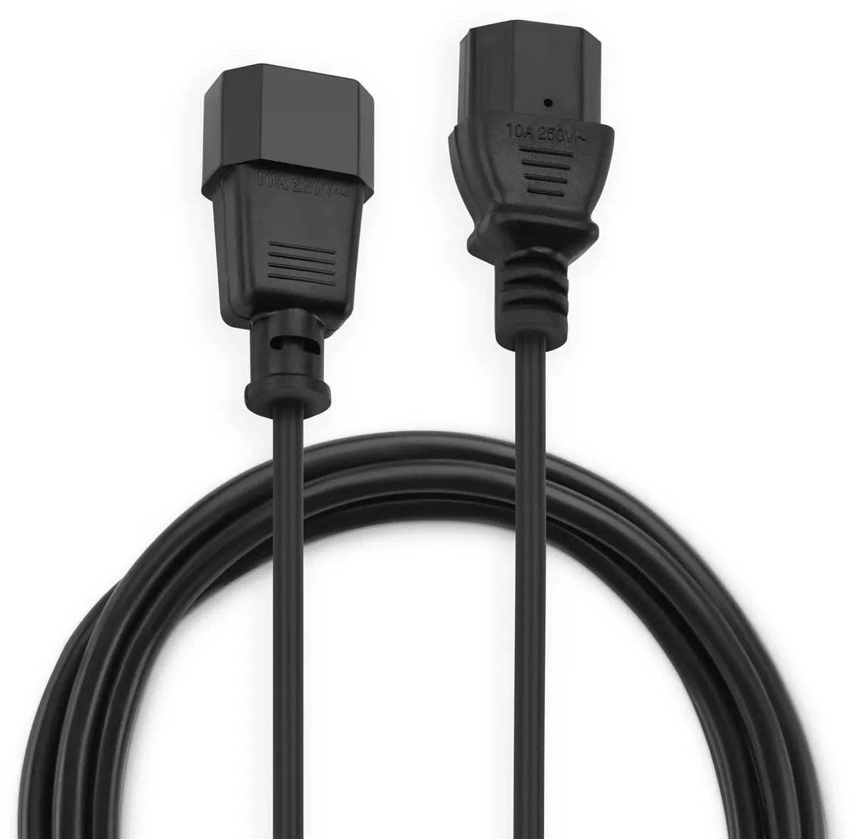 картинка Кабель силовой удлинитель Buro, AN23-1008 IEC C13 IEC C14, 1.8 м Black от магазина КомпьютерЦентр