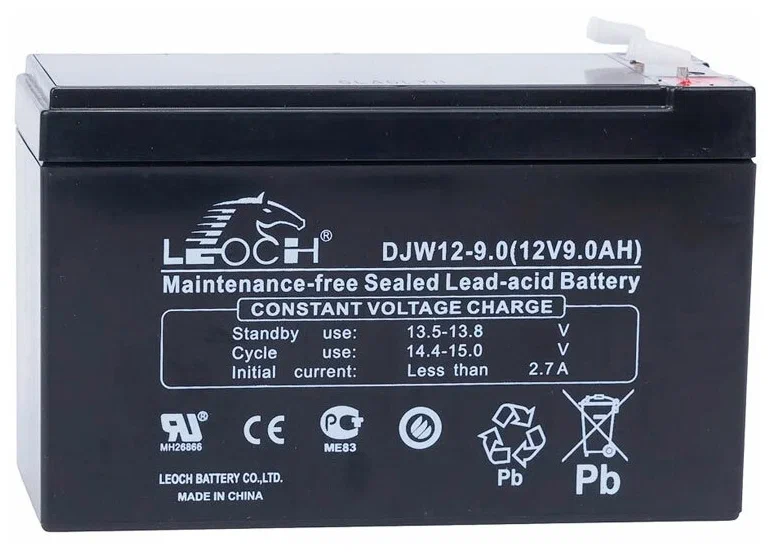 картинка Аккумулятор для ИБП Leoch DJW12-9 12V/ 9Ah от магазина КомпьютерЦентр