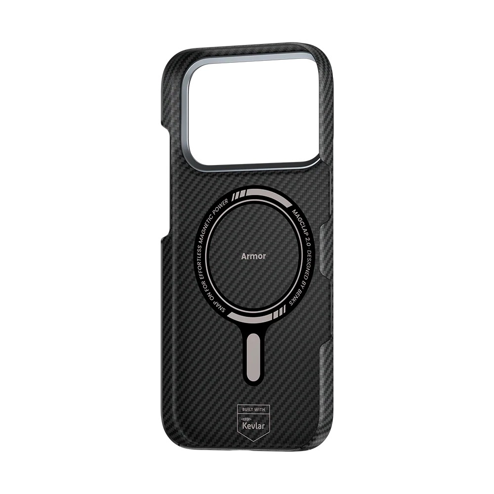 картинка Чехол Benks ArmorAir Case built with Kevlar 600D для iPhone 17 Pro Max 6.9'' Black (C.K.FL.AP.BK.0070) от магазина КомпьютерЦентр