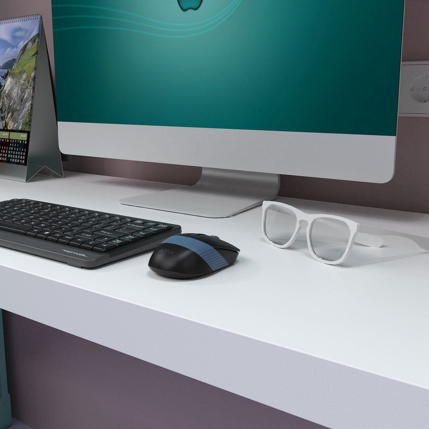 картинка Мышка A4Tech Fstyler FB10C Black/ Blue от магазина КомпьютерЦентр