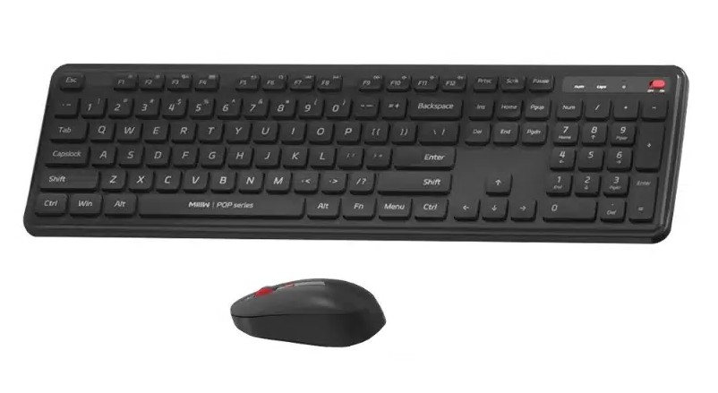 картинка Комплект Xiaomi MIIIW Wireless Quiet Gen 3 MW24PB03 Black RU+ENG от магазина КомпьютерЦентр