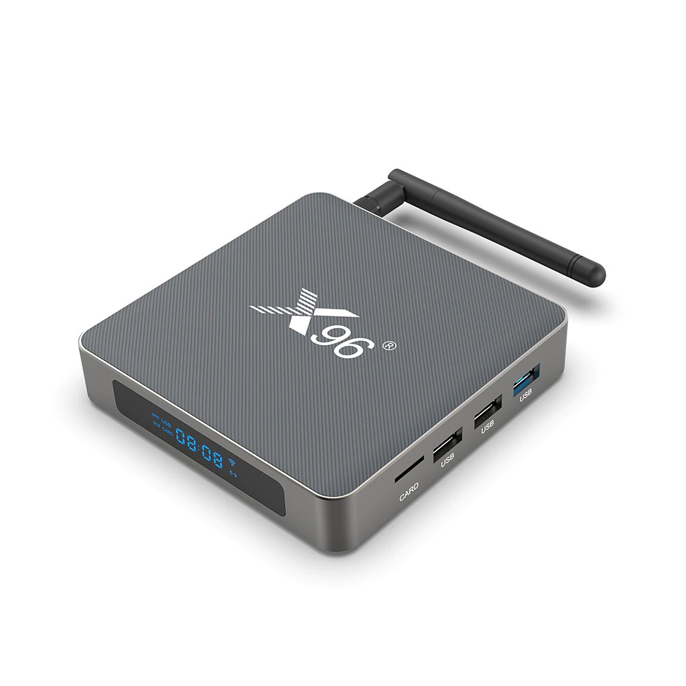 картинка Медиаплеер X96 X6 Android 11, 4 ГБ/ 32 ГБ, Wi-Fi, Bluetooth, черный от магазина КомпьютерЦентр