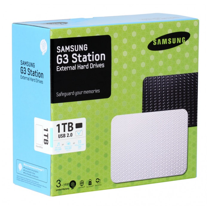 картинка Жесткий диск внешний Samsung 1Тb G3 Station 3.5″ Черный (HX-DU010EC-AB2) от магазина КомпьютерЦентр