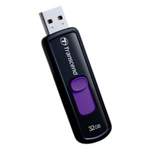 картинка Флешка USB Transcend 32Gb JetFlash 500 Black (TS32GJF500) от магазина КомпьютерЦентр