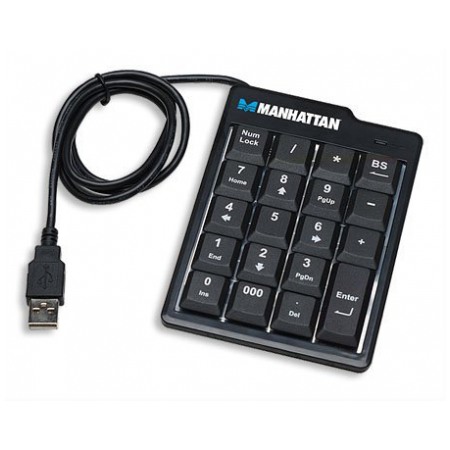 картинка Цифровая USB клавиатура Manhattan Numeric Keypad (176354) от магазина КомпьютерЦентр