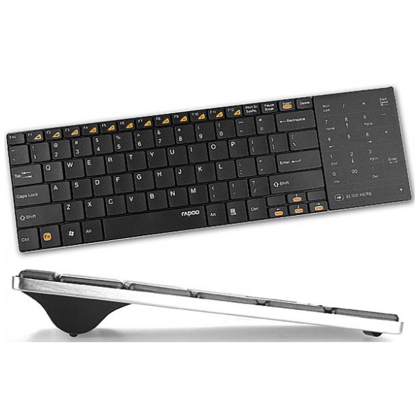 картинка Клавиатура Rapoo E9080 wireless TouchPad Black (E9080) от магазина КомпьютерЦентр