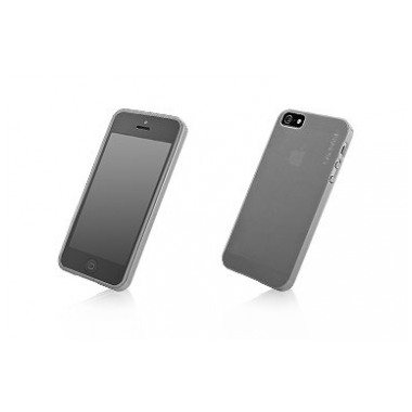 картинка Чехол Capdase Soft Jacket Lamina Case Tinted Black for iPhone 5 (SJIH5-L201) от магазина КомпьютерЦентр