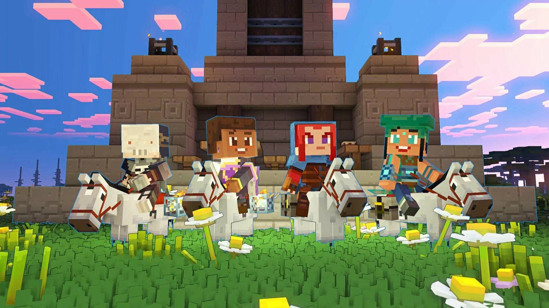 картинка Игра Minecraft Legends Deluxe (Nintendo Switch, Русская версия) от магазина КомпьютерЦентр