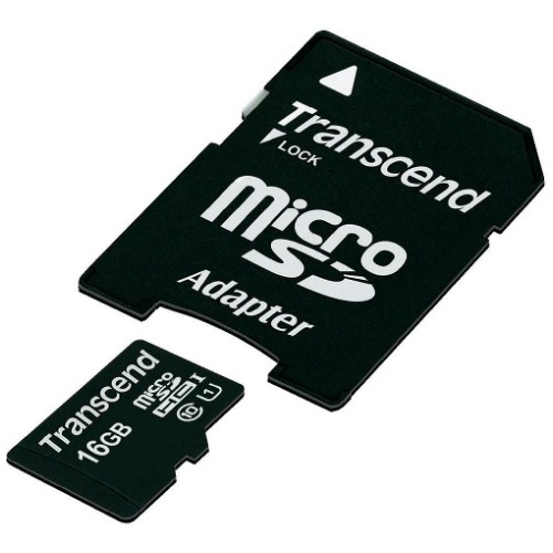 картинка Карта памяти Transcend 16Gb microSDHC Class10 Premium Ultra High Speed 1 (TS16GUSDU1) от магазина КомпьютерЦентр