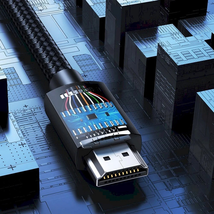 картинка Кабель HDMI - HDMI 1m v2.0 4k Ugreen Black 30999 от магазина КомпьютерЦентр