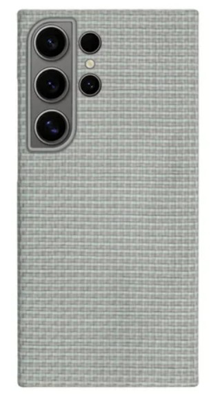 картинка Чехол-накладка Kevlar Soft touch with MagSafe для Samsung Galaxy S24 Ultra Gray от магазина КомпьютерЦентр