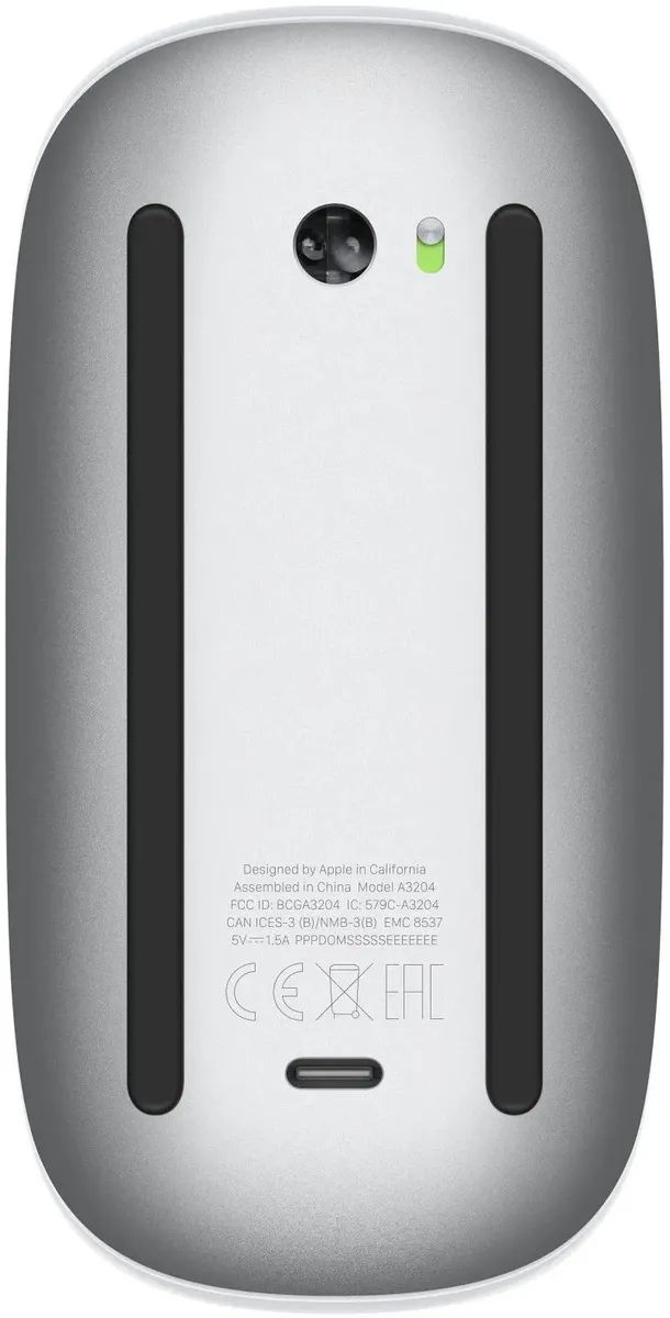 картинка Мышка Apple A3204 Wireless Magic Mouse with Type-C (MXK53ZA/ A) от магазина КомпьютерЦентр