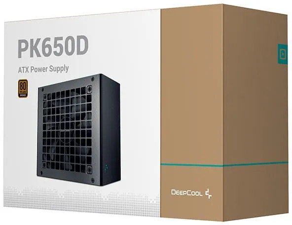 картинка Блок питания Deepcool PK650D, 650Вт, черный от магазина КомпьютерЦентр