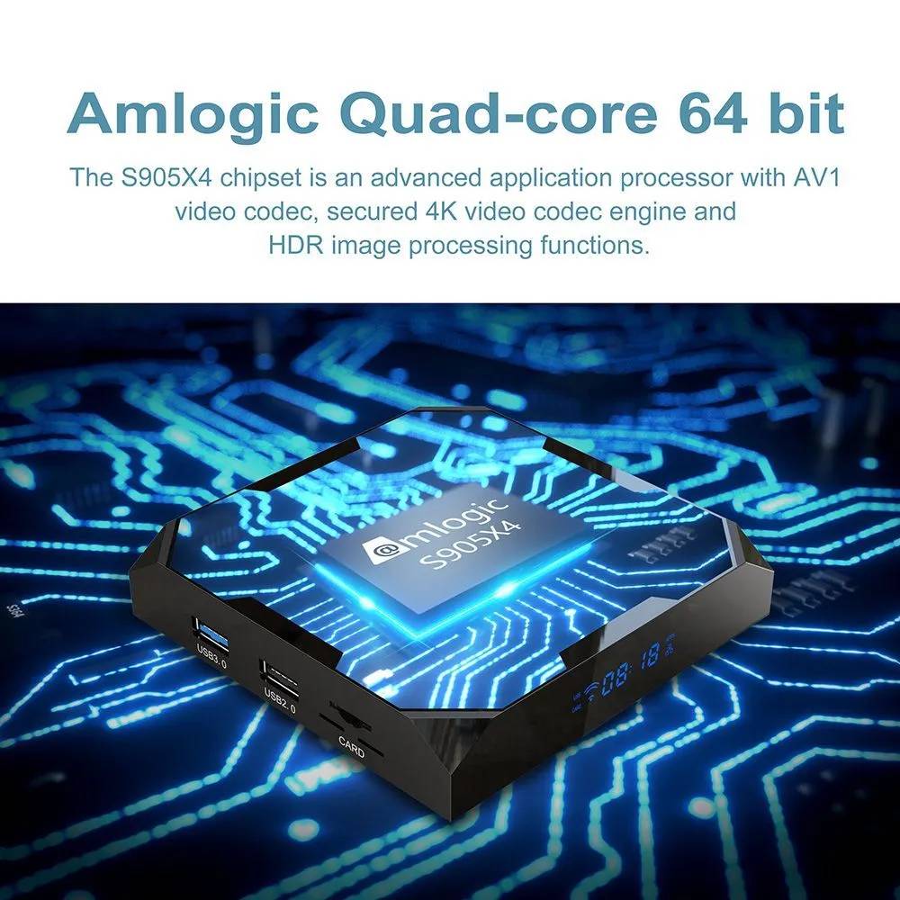 картинка Медиаплеер X96 Ultra; Amlogic S905X4 от магазина КомпьютерЦентр