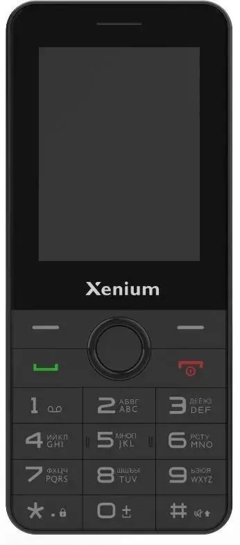 картинка Телефон мобильный Xenium X240 2.4'', Black от магазина КомпьютерЦентр