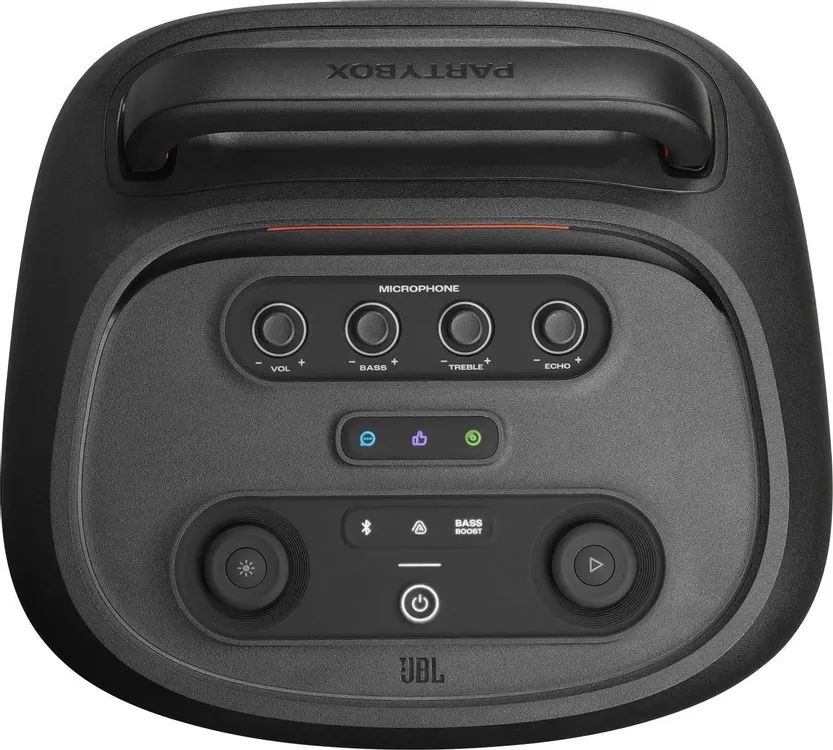 картинка Акустика JBL Party Box 520 Black 400W BT 5.4/ 3.5 Jack /  USB/  IPX4/  4584mAh (JBLPARTYBOX520EU) от магазина КомпьютерЦентр