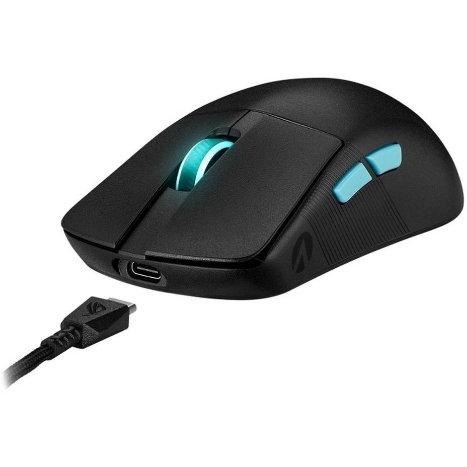 картинка Мышка Asus ROG Harpe Ace Aim Lab Edition проводная/беспроводная, AimPoint Black от магазина КомпьютерЦентр