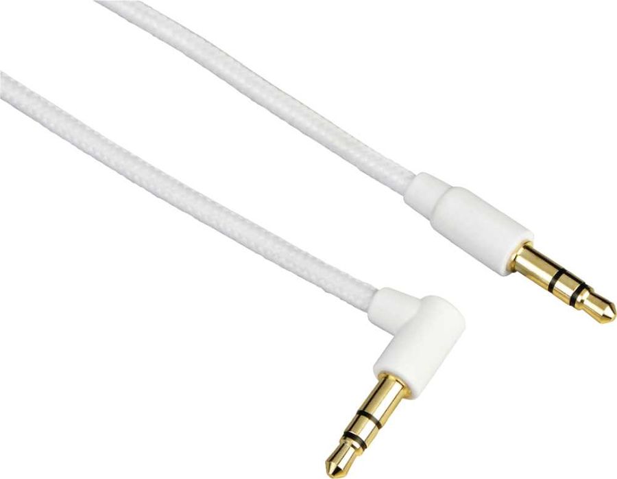 картинка Адаптер Hama Jack 3.5 (f)/  Jack 3.5 (m) 1m White (00173875) Позолоченные контакты от магазина КомпьютерЦентр