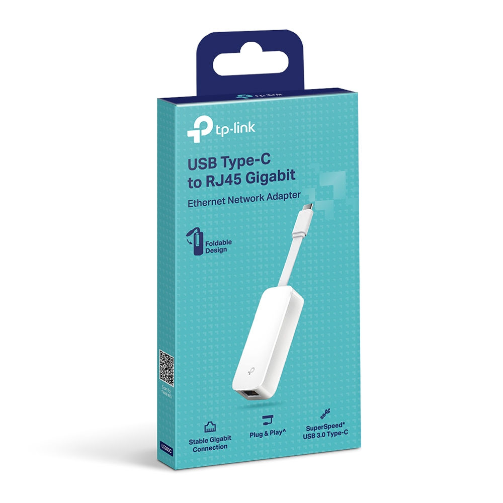 картинка Сетевая карта TP-Link UE300C USB Type-C Gigabit Ethernet от магазина КомпьютерЦентр