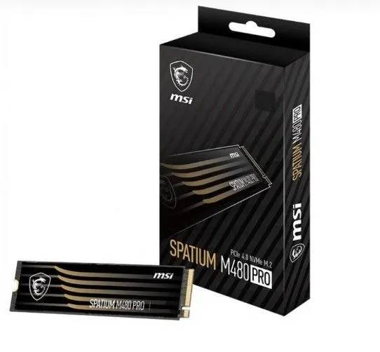 картинка SSD накопитель 1Tb PCI-Ex4 MSI SPATIUM M480 PRO (S78-440L1G0-P83) от магазина КомпьютерЦентр