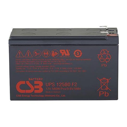 картинка Аккумулятор для ИБП CSB 12B 9.4Ач UPS12580 от магазина КомпьютерЦентр