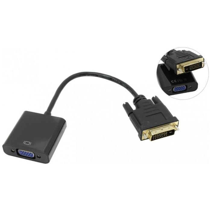 картинка Переходник Ningbo DVI-D (m) -VGA (f) 0.23m (1062147) от магазина КомпьютерЦентр