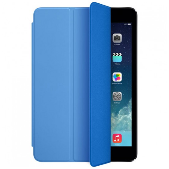 картинка Чехол Apple Smart Cover Blue PU for iPad mini (MF060ZM) от магазина КомпьютерЦентр