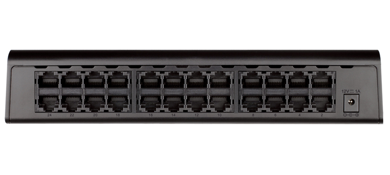 картинка Switch 24-port D-Link DES-1024A/ E1B 24x100Mb неуправляемый от магазина КомпьютерЦентр