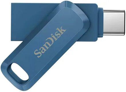 картинка USB3.1 накопитель 128Gb SanDisk Ultra Dual Drive Go USB3.1- USB Type-C Blue (SDDDC3-128G-G46G) от магазина КомпьютерЦентр