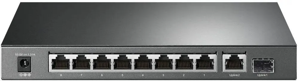 картинка Switch 8-port TP-Link TL-SG1210P (L2) 9x1Гбит/ с 1SFP 8PoE+ 63W неуправляемый от магазина КомпьютерЦентр
