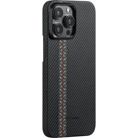картинка Чехол PITAKA Fusion Weaving MagEZ Case 4 для iPhone 15 Pro 6.1'' принт рапсодия (Rhapsody) 600D от магазина КомпьютерЦентр