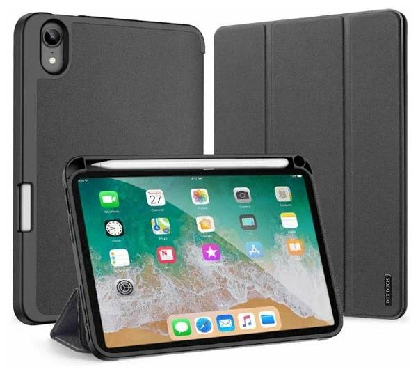 картинка Чехол-книжка для iPad mini 6, Dux Ducis Domo series, черный от магазина КомпьютерЦентр