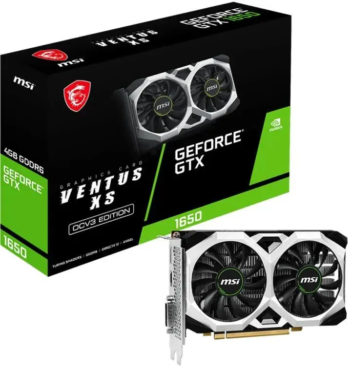 картинка Видеокарта 4Gb GDDR6 GeForce MSI GTX 1650 D6 Ventus XS OCV3 (GTX 1650 D6 VENTUS XS OCV3) от магазина КомпьютерЦентр