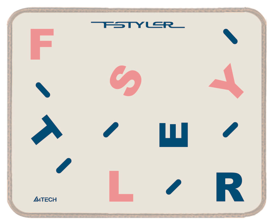 картинка Коврик для мыши A4Tech FStyler FP25 бежевый 250x200x2мм FP25 BEIGE от магазина КомпьютерЦентр