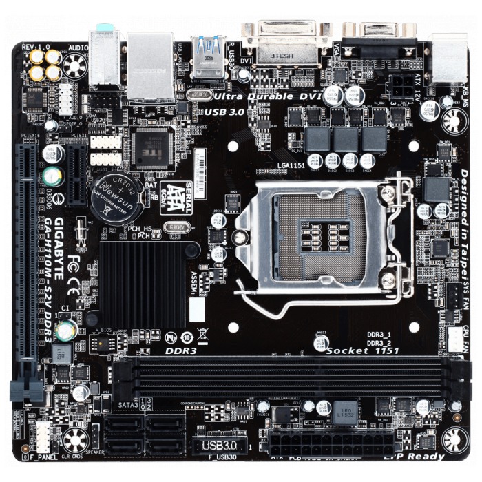 картинка Материнская плата Gigabyte GA-H110M-S2V DDR3 (GA-H110M-S2V DDR3) от магазина КомпьютерЦентр